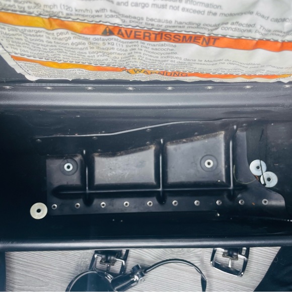 Yamaha DC0609 HDPE f8430 left hand motorcycle saddle bag accessory biker stuffed - Picture 11 of 11